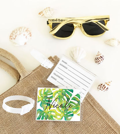 Tropical Luggage Tags