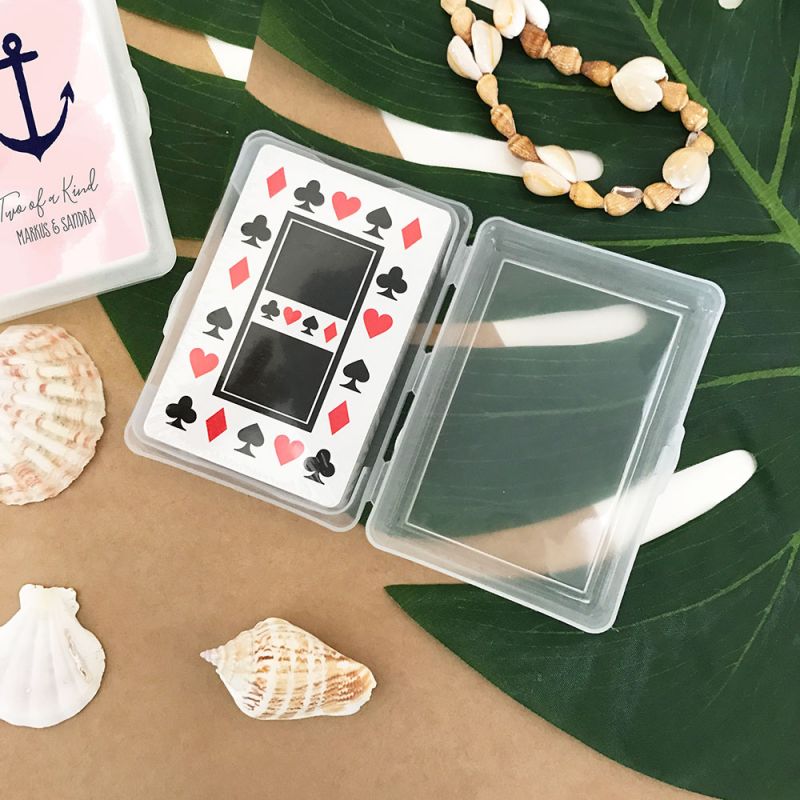 Personalized Tropical Beach Playing Cards