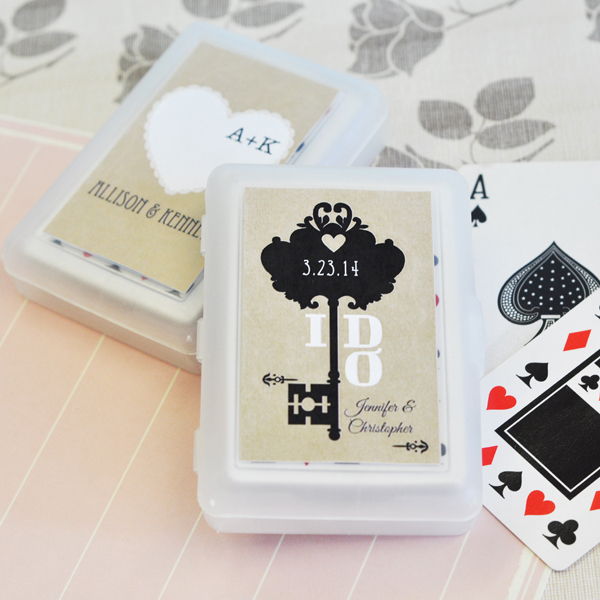 Vintage Wedding Personalized Playing Cards