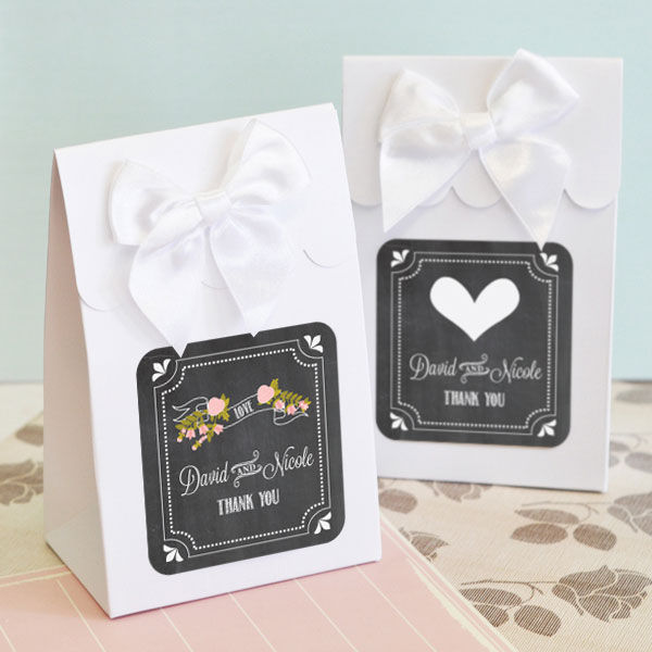 Sweet Shoppe Candy Boxes - Chalkboard Wedding (set of 12)