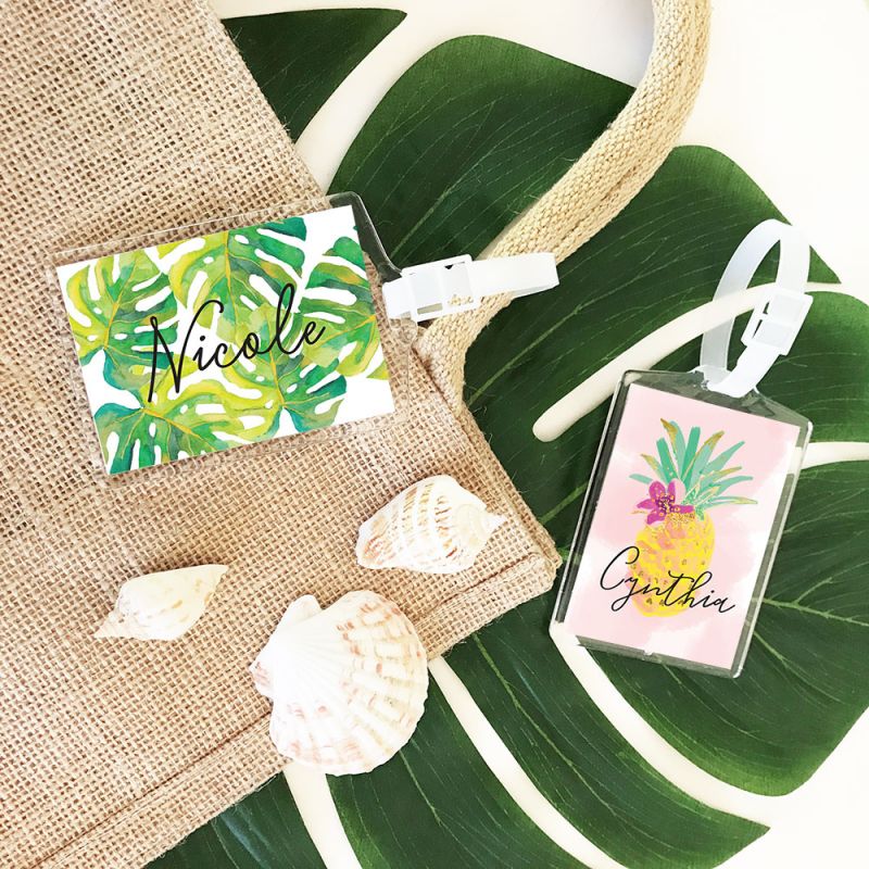 Tropical Luggage Tags