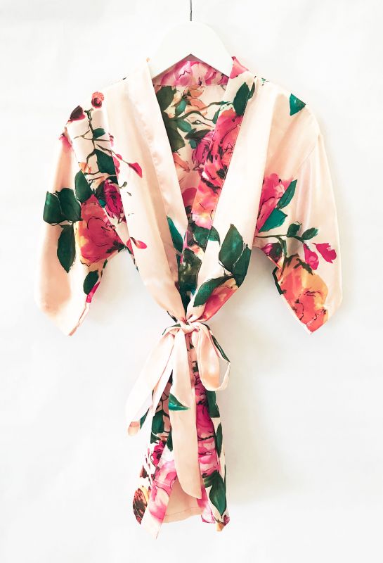 Watercolor Floral Child Robes