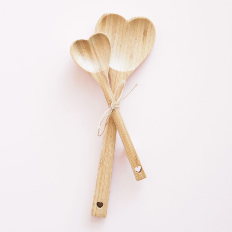 Wooden Heart Spoons (set of 2)